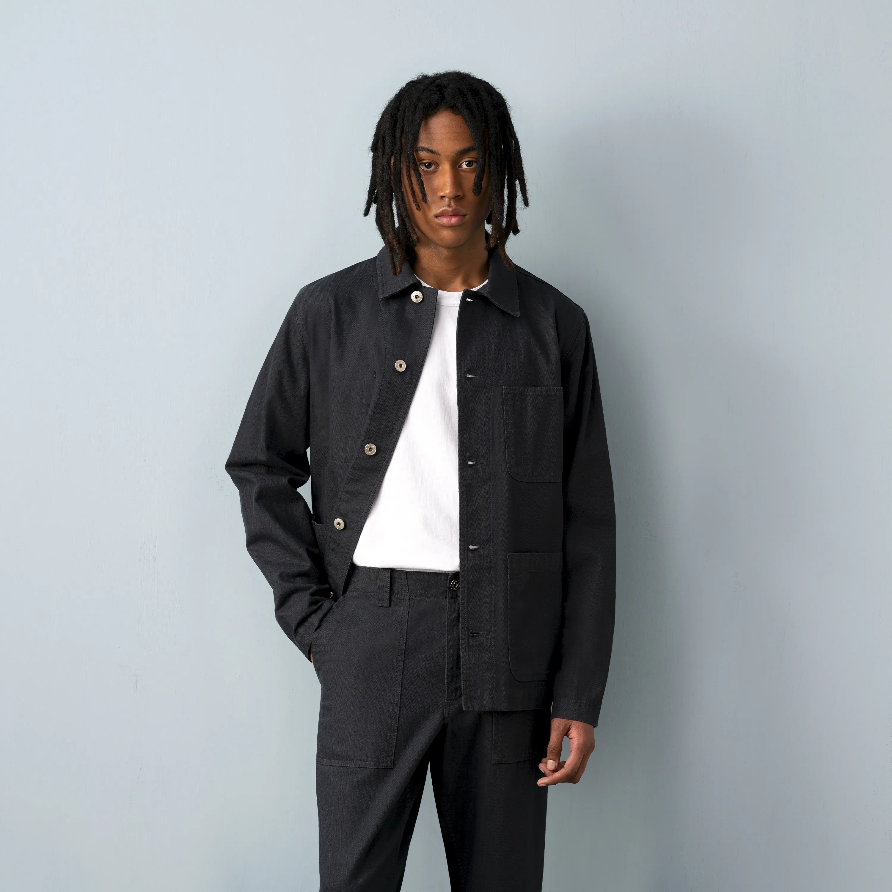 HERRINGBONE UTILITY JACKET - Image 2