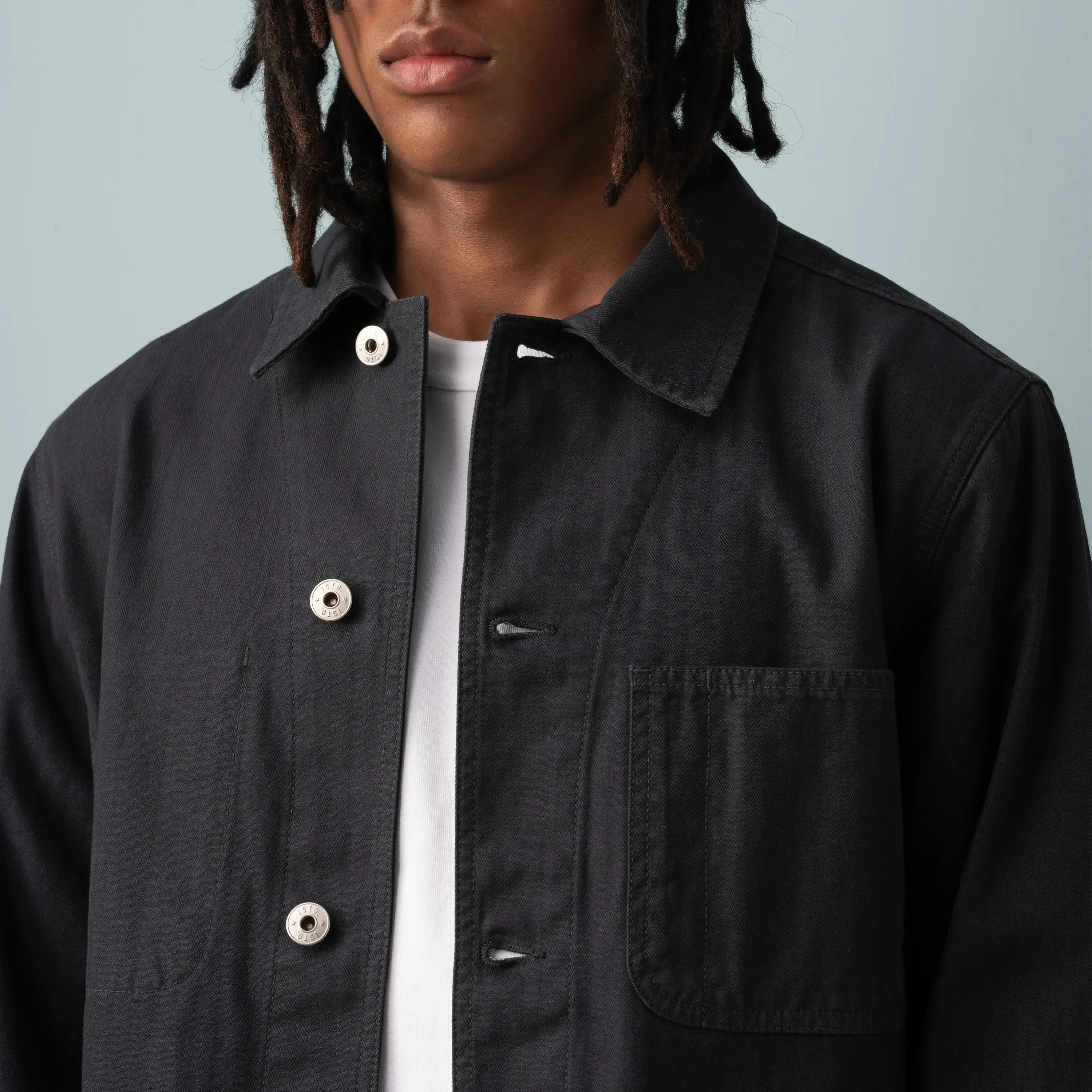 HERRINGBONE UTILITY JACKET - Image 3