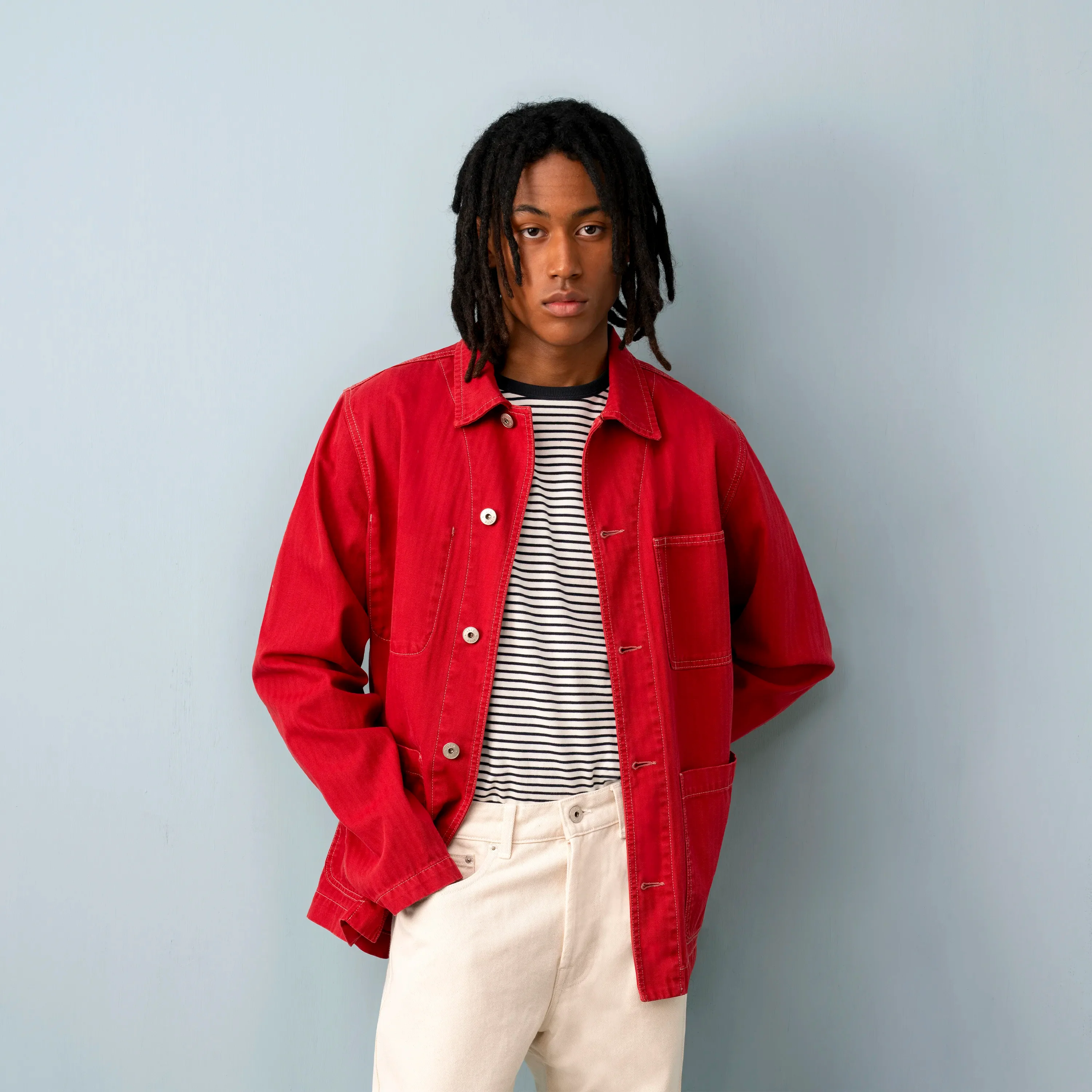 HERRINGBONE UTILITY JACKET - Image 2