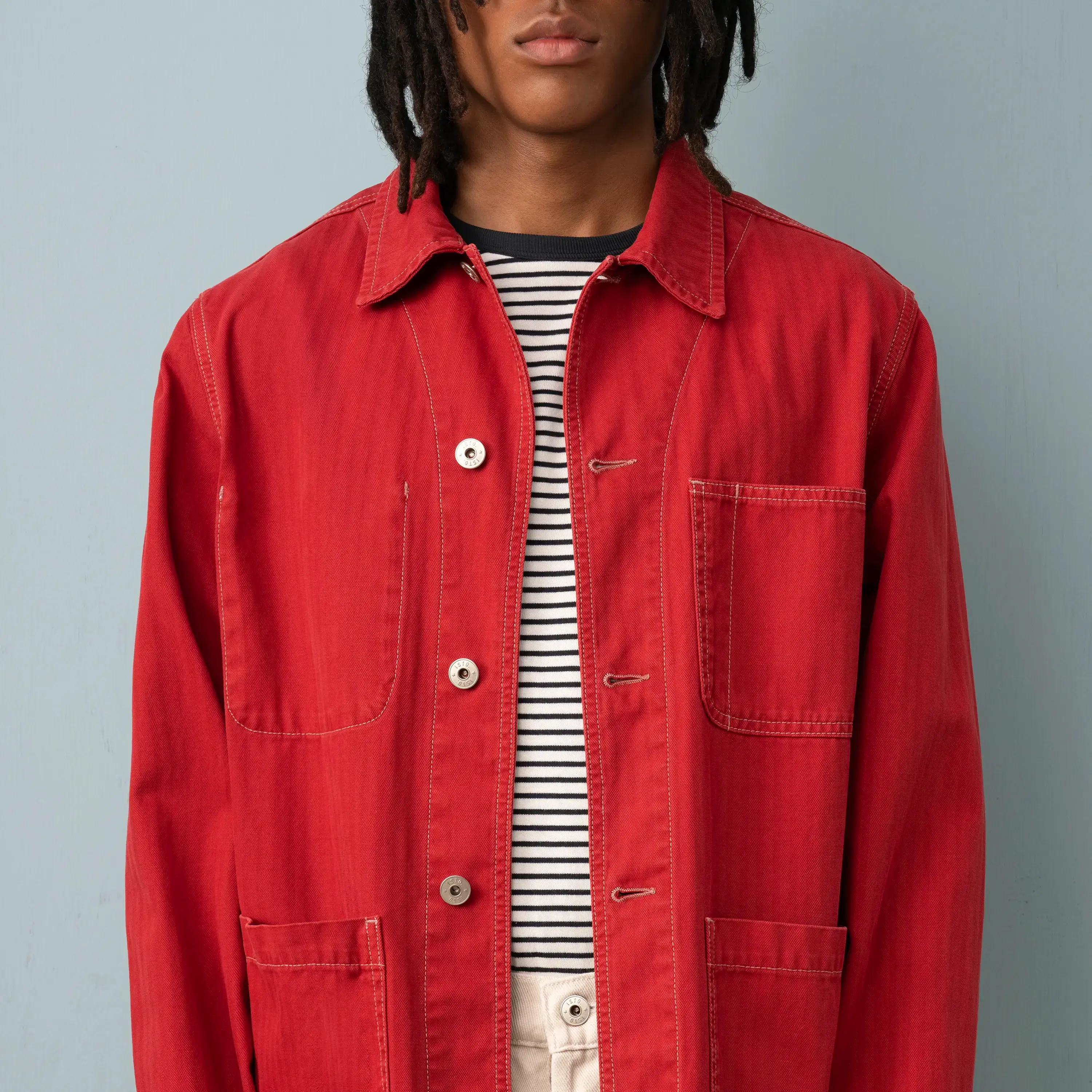 HERRINGBONE UTILITY JACKET - Image 3