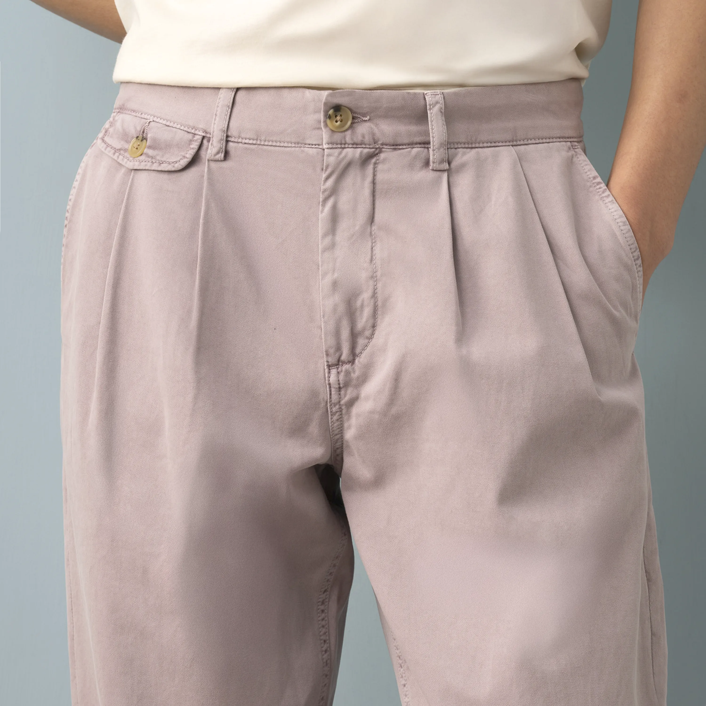LIGHTWEIGHT BAGGY CHINOS - Image 4