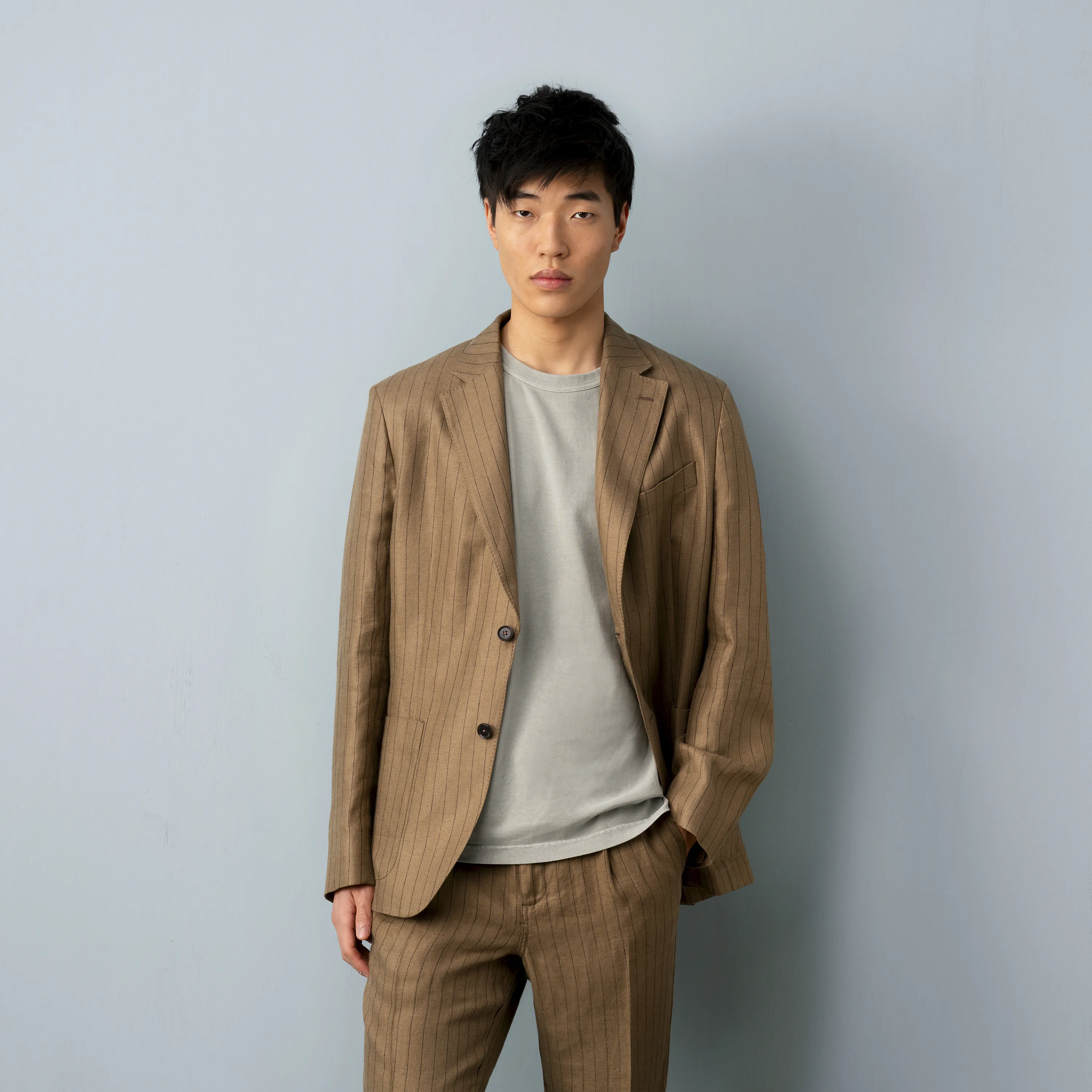 DEADSTOCK LINEN BLAZER - Image 2