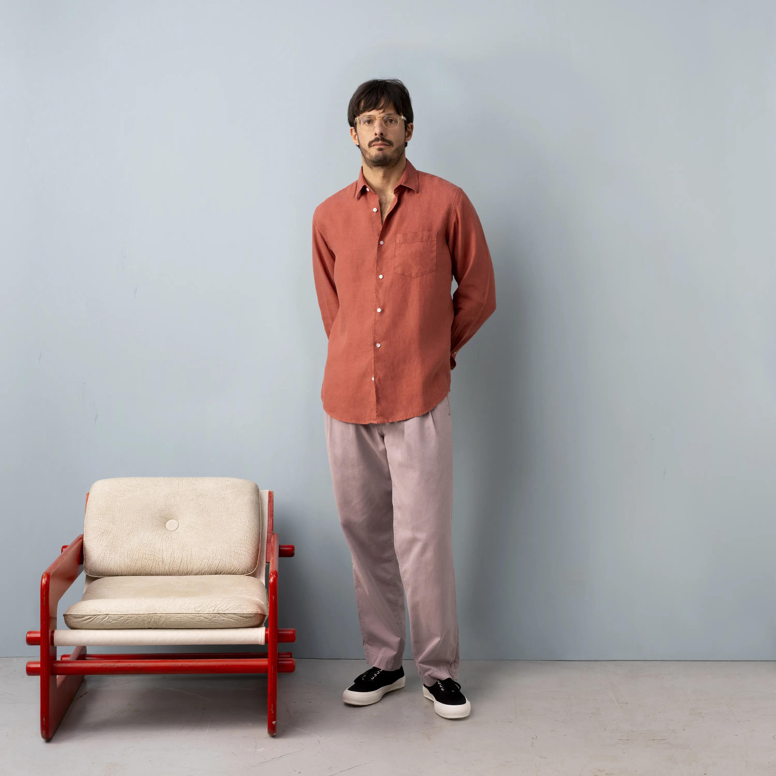 PINSTRIPE LINEN SHIRT - Image 10