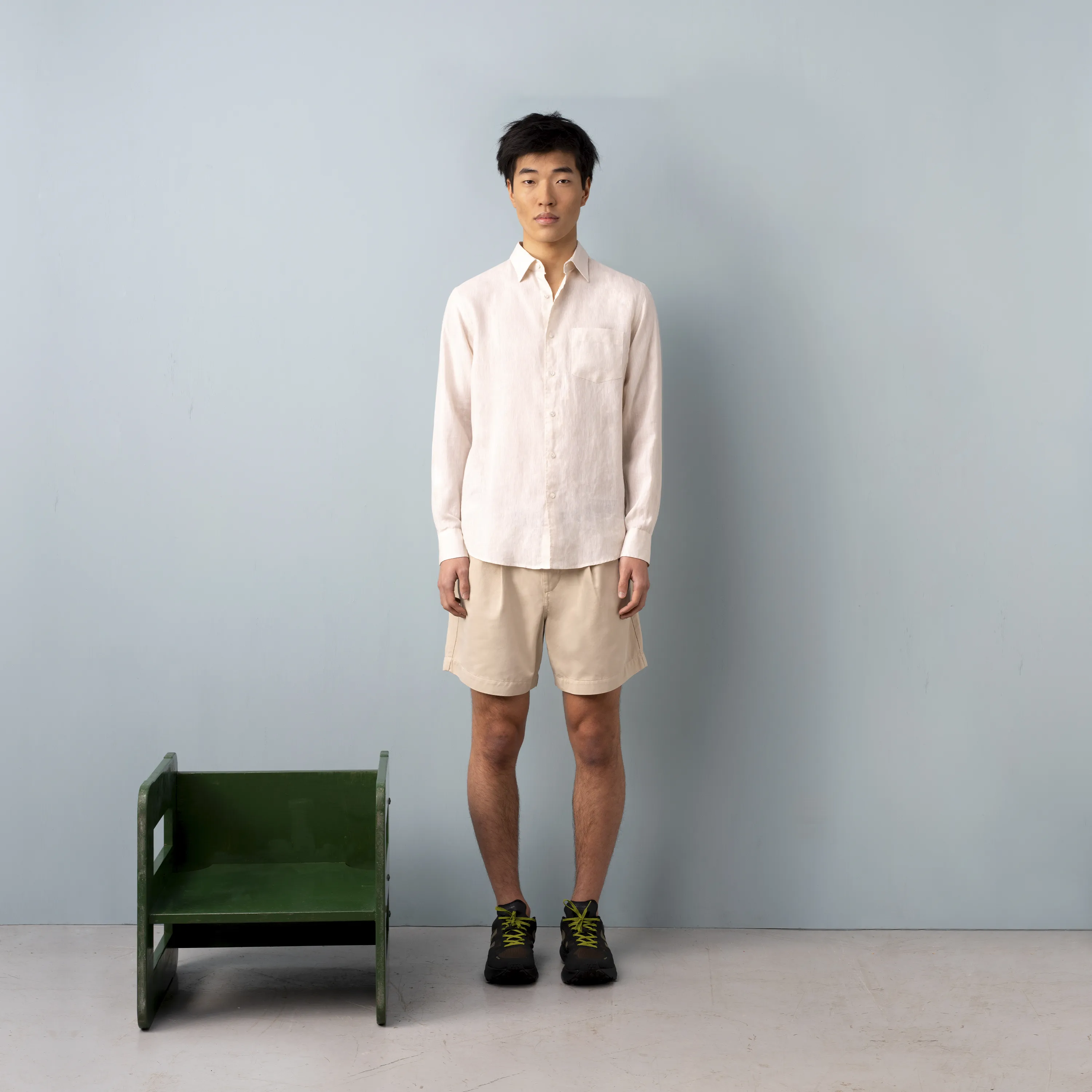 PINSTRIPE LINEN SHIRT - Image 11