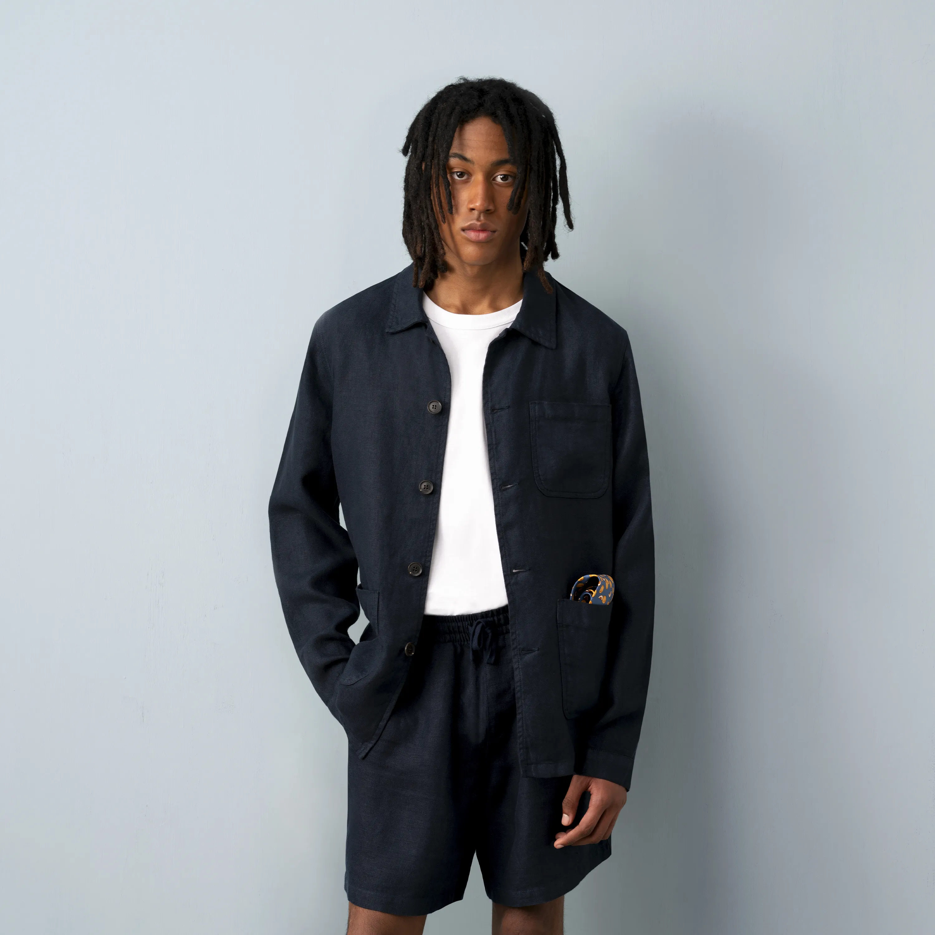 LINEN WORK JACKET - Image 2