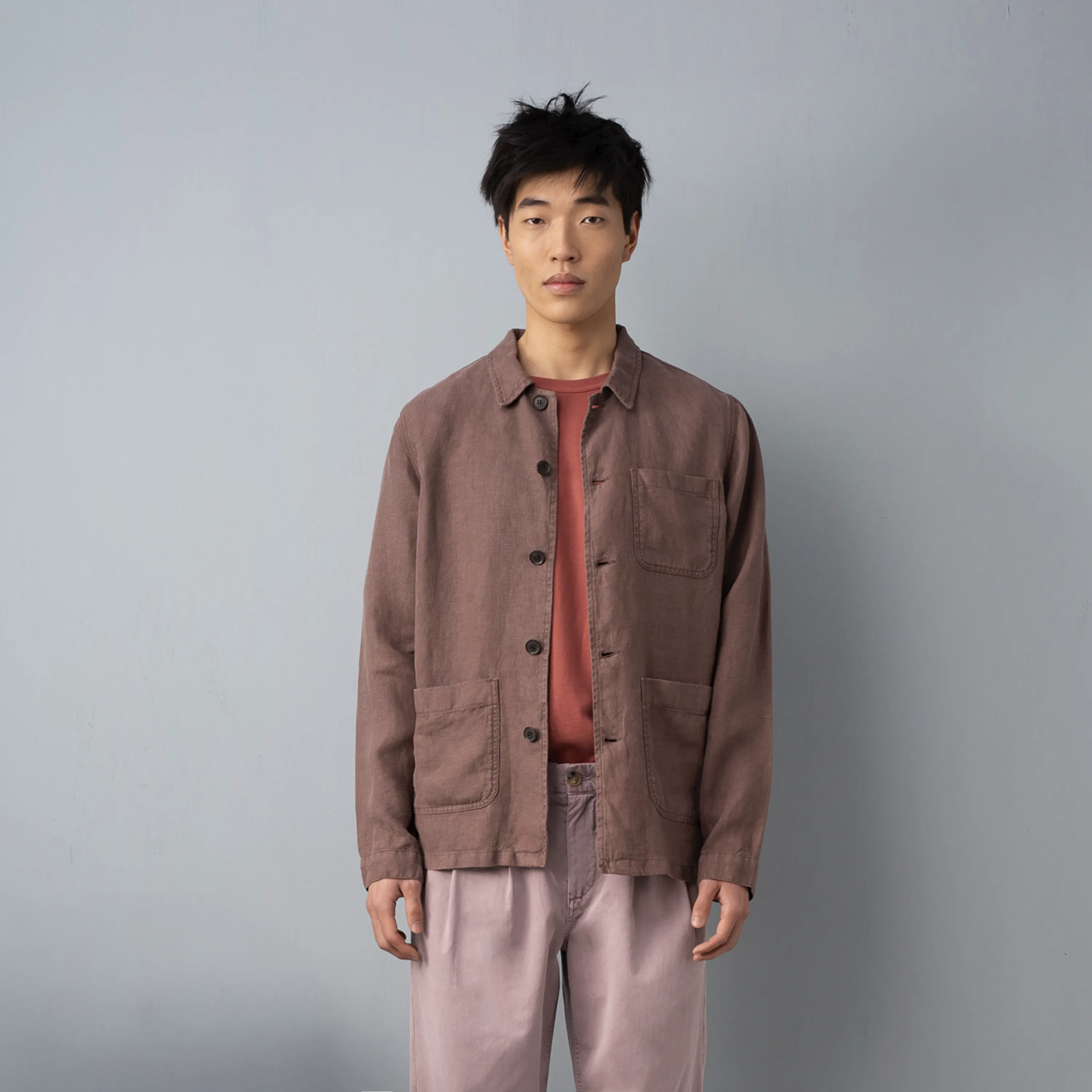 LINEN WORK JACKET - Image 2