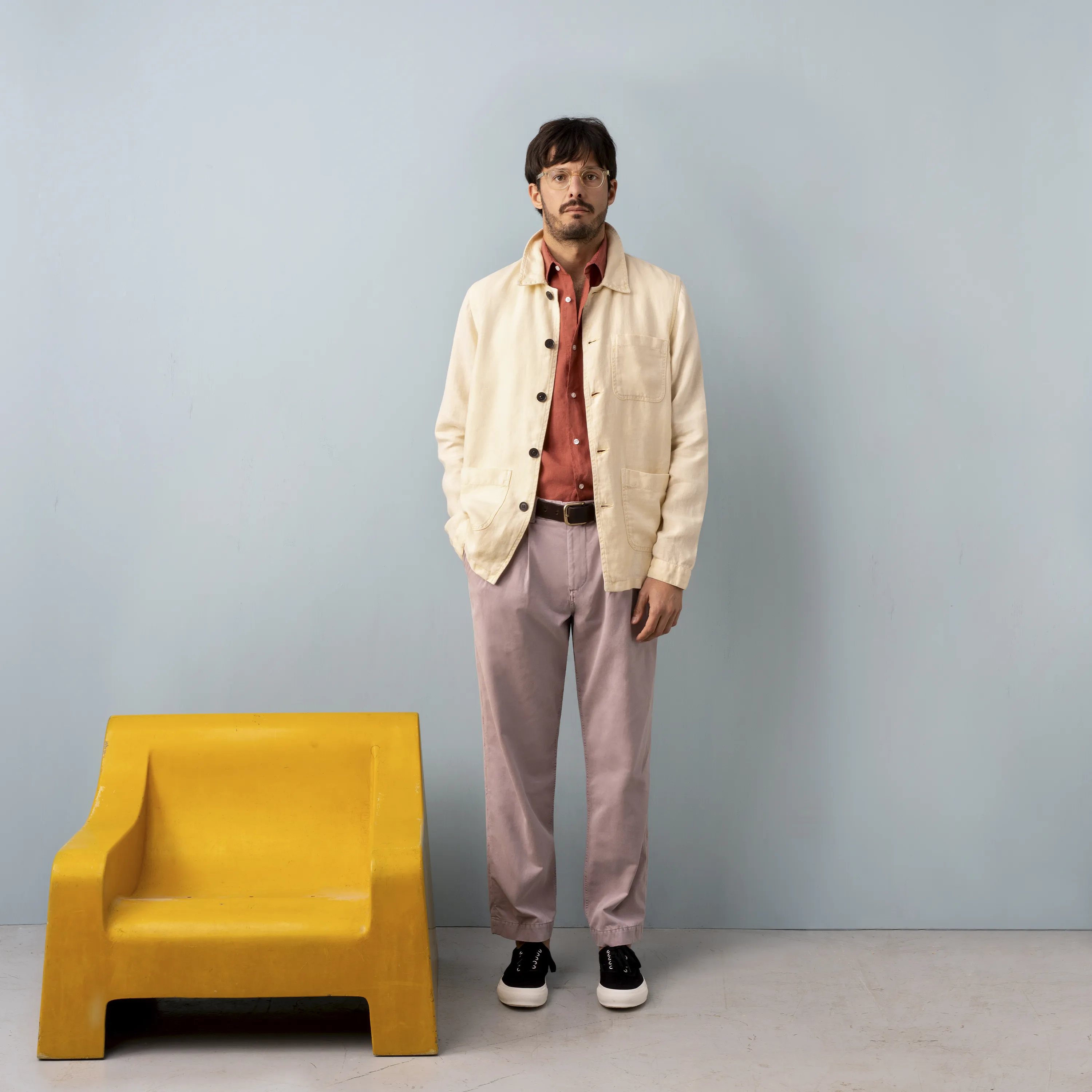 LINEN WORK JACKET - Image 5