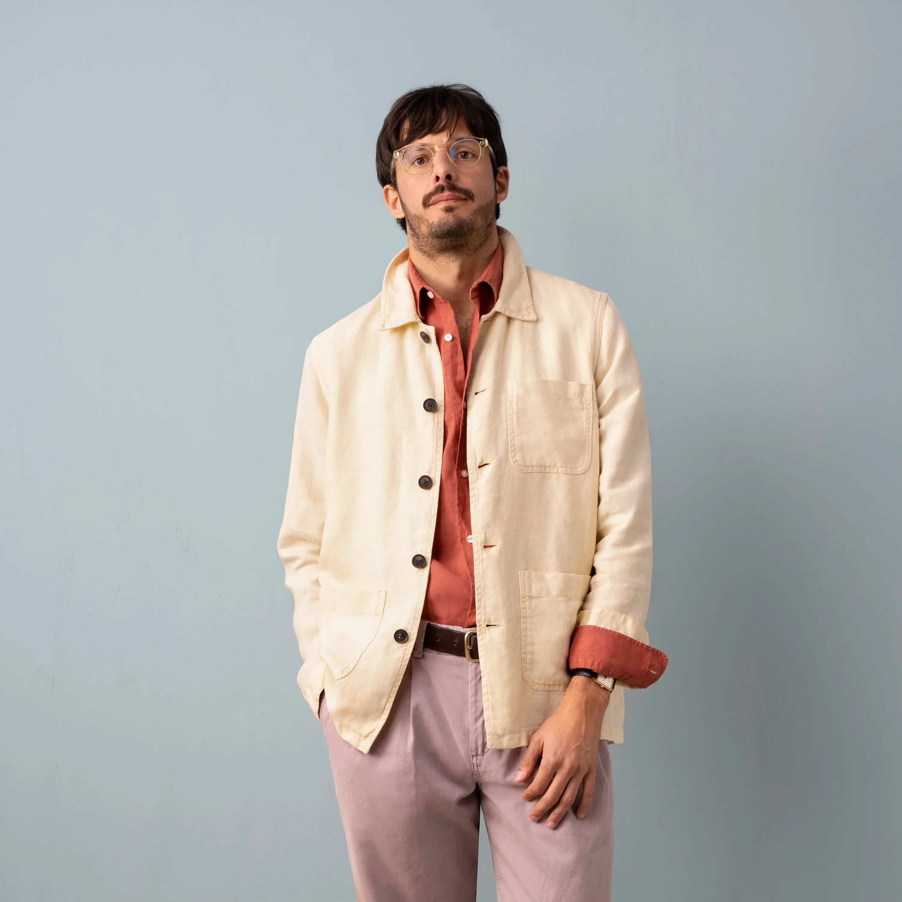 LINEN WORK JACKET - Image 5