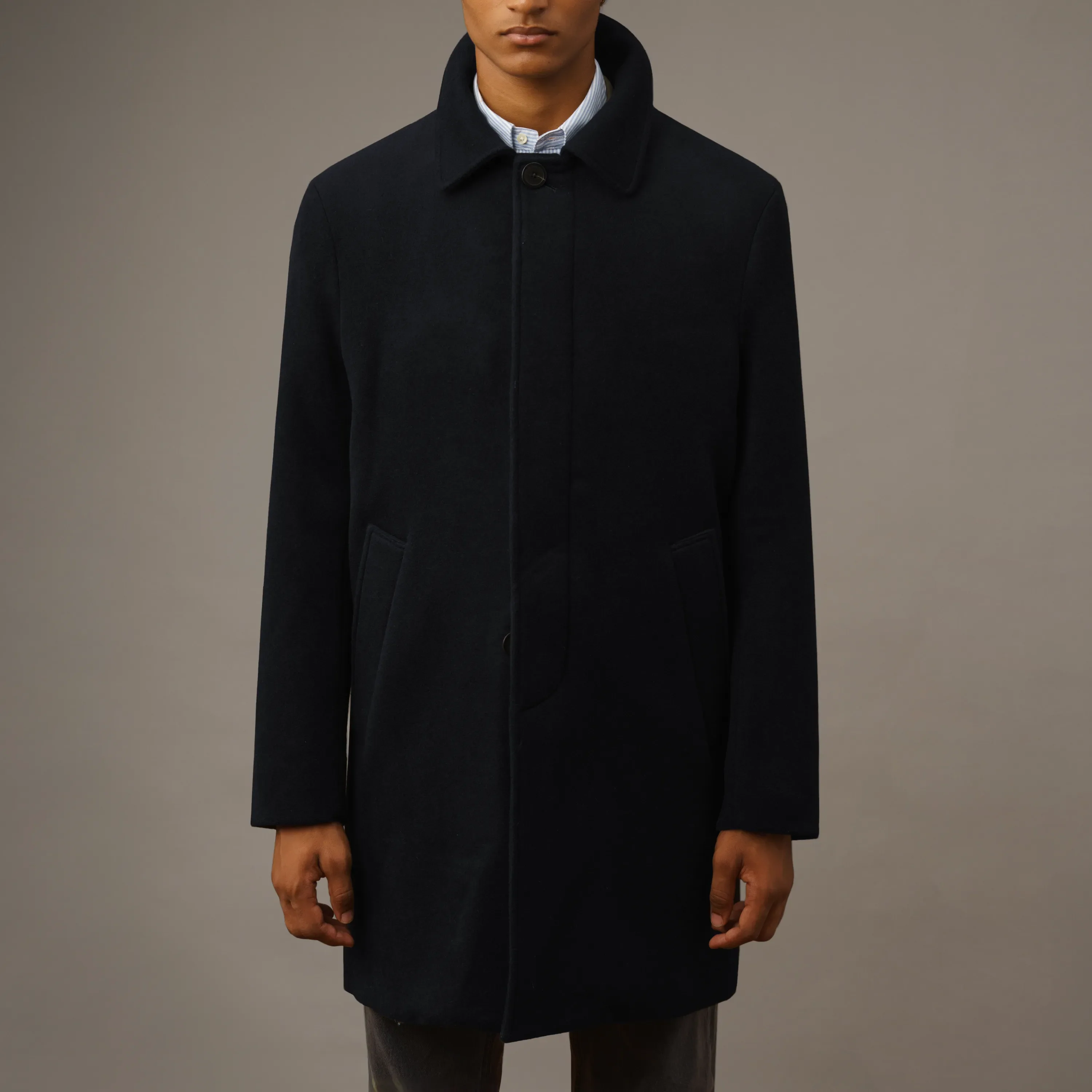 REGULAR WOOL COAT - Image 4